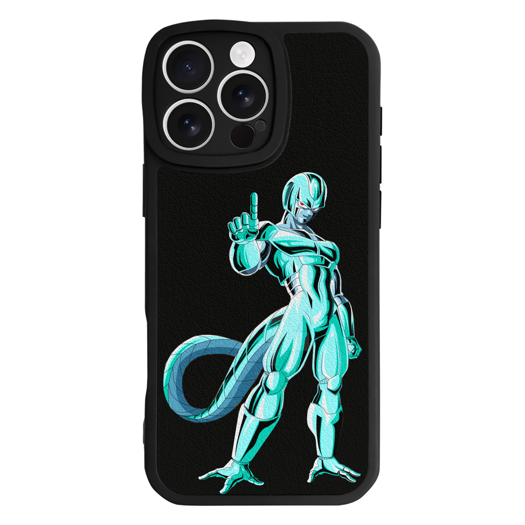 （画像用） ドラゴンボール クウラ DRAGON BALL Cooler Coora 【iPhone 16シリーズ対応】シリコンスマホケース（レザー調） 材質：シリコン